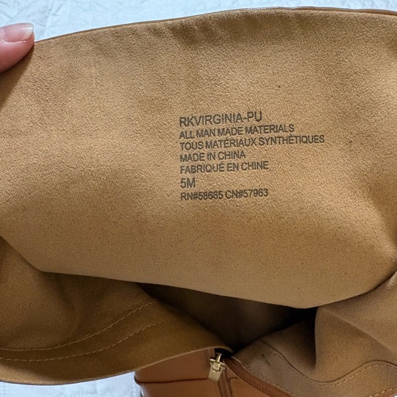 Nordstrom Rack NWOT Brown Leather Knee-High Boots - Picture 9 of 11